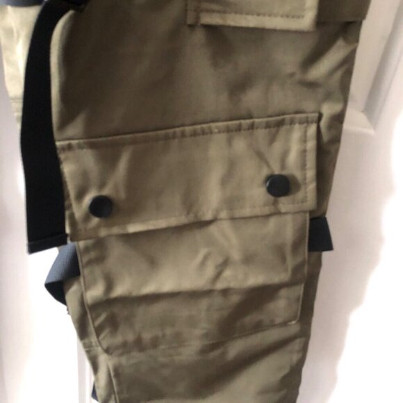 EPTM Men's Cargo Pants Olive Green Straps & Pockets Size Small 30W - Picture 12 of 13
